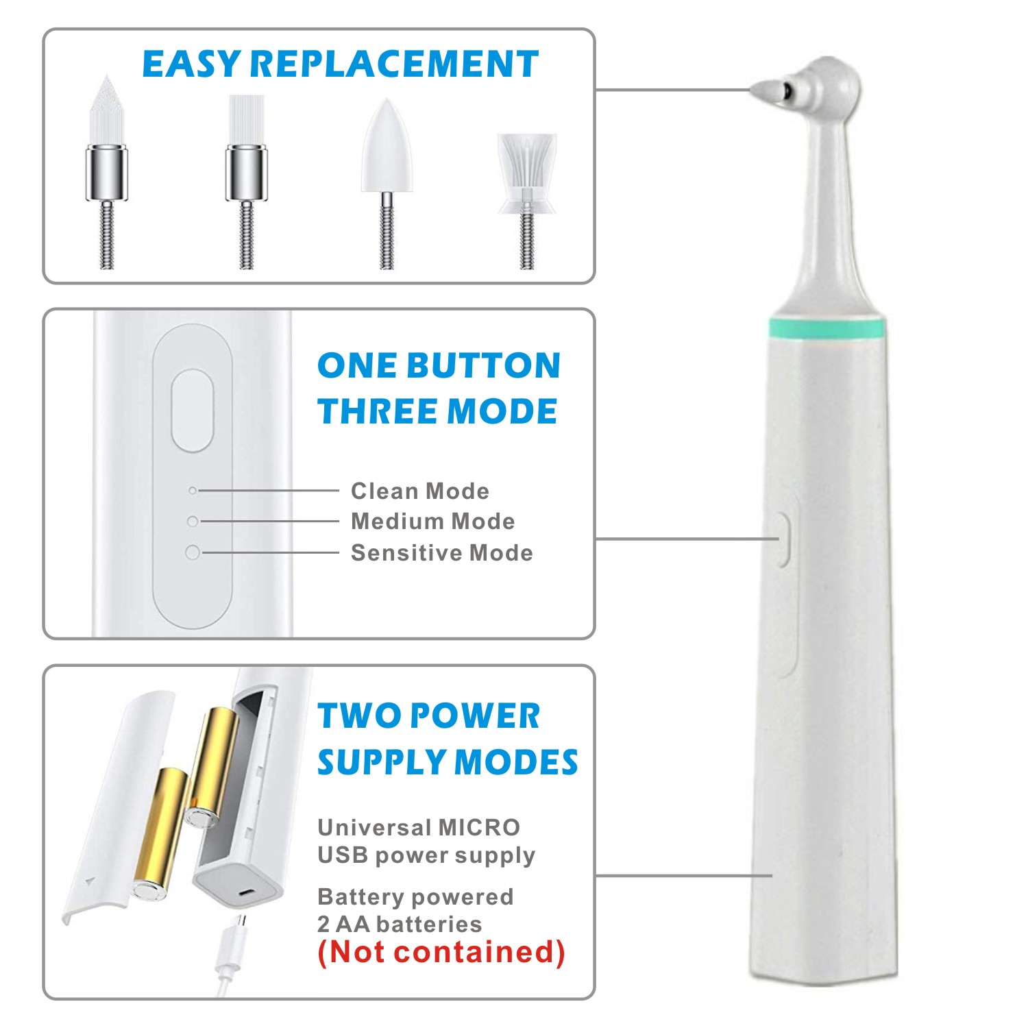 Obrotowa szczoteczka do wybiel – Teeth Whitening Kit recenzja i cena